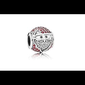 Pandora Sparkling Jolly Santa Charm, 796385czr